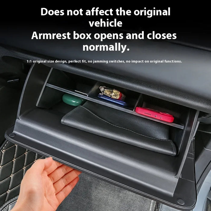 Passenger Side Glove Box Storage Divider Dedicated Interior Accessory for Tank 300 Made of Durable Plastic