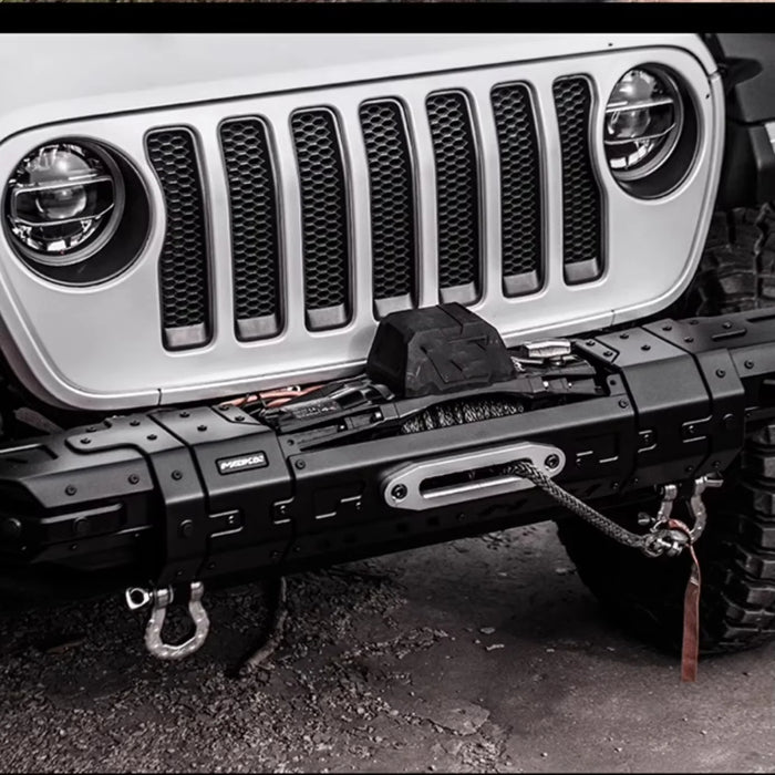 Vipera Industrial Wrangler JL Steel Front Bumper - Starship Series