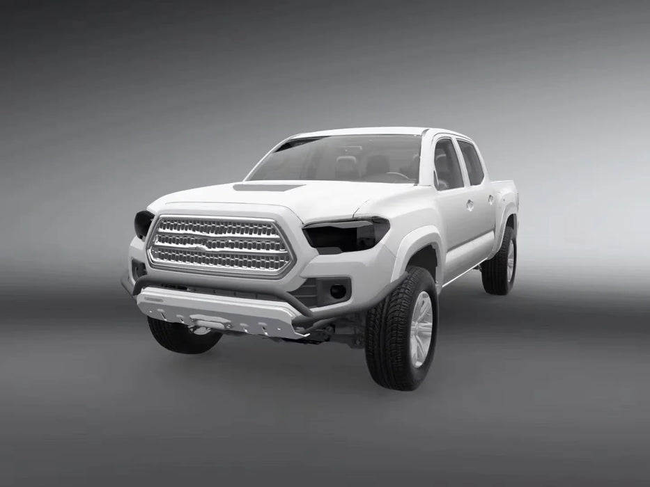 Toyota Tacoma Off-Road Front Bumper Options – Steel, Light Mount and Bull Bar