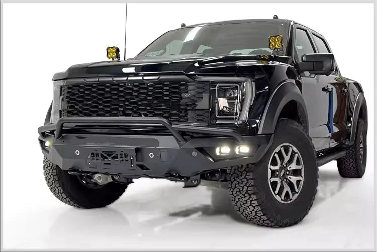 High Quality New Steel Black Winch Front Bumper for F-150 Raptor