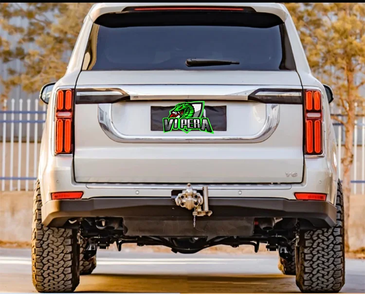 Tank 500 Half-Height Rear Bumper, TANKE Protective Bumper, Half-Width Rear Bumper, Off-Road Modified Rear Bumper, HI4T Rear Bumper
