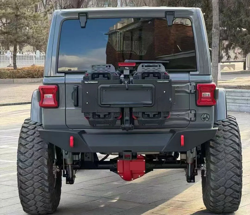 Lightweight Upgraded Front Bumper with High-strength Front Guard Plate Compatible with Jeep Wrangler JL Off-road Vehicle