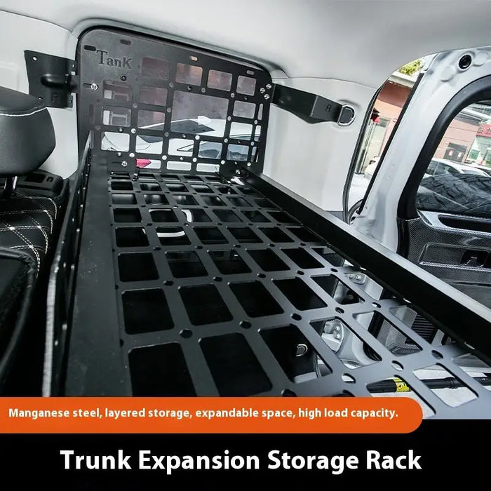 Tank 300 Aluminum Alloy Storage Rack Modified Luggage Compartment Expandable Net - Car-Specific Side Window, Trunk & Roof Rack