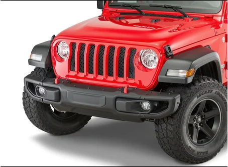 Vipera New Front Bumper for Jeep Wrangler JL 2018-2022 Carbon Steel & FRP Off-Road Upgrade Kit