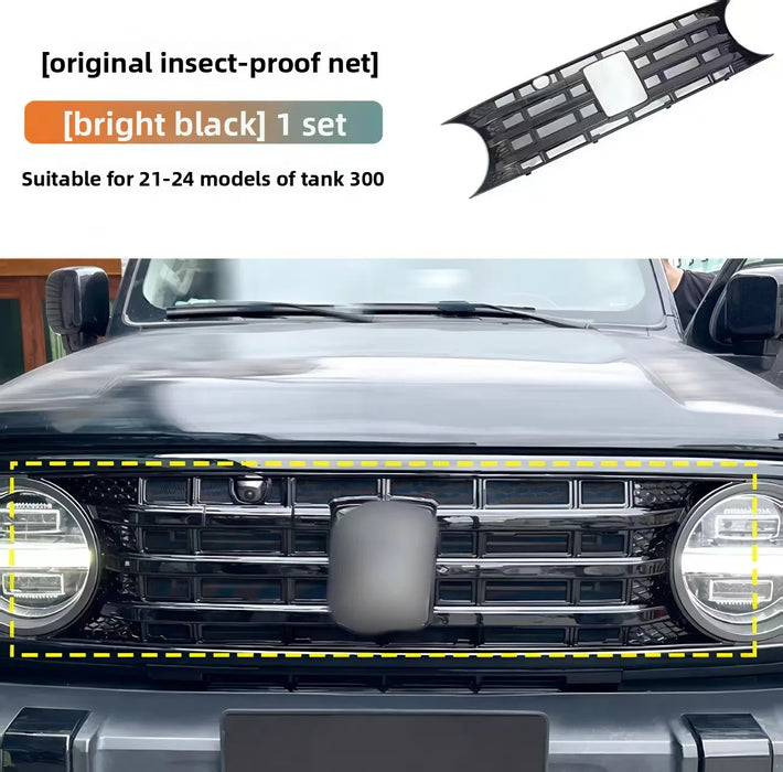 Tank 300 Front Grille Bug Screen Modification Mosquito Proof Catnip Sun Visor Wind Bug Deflector Air Conditioning Radiator