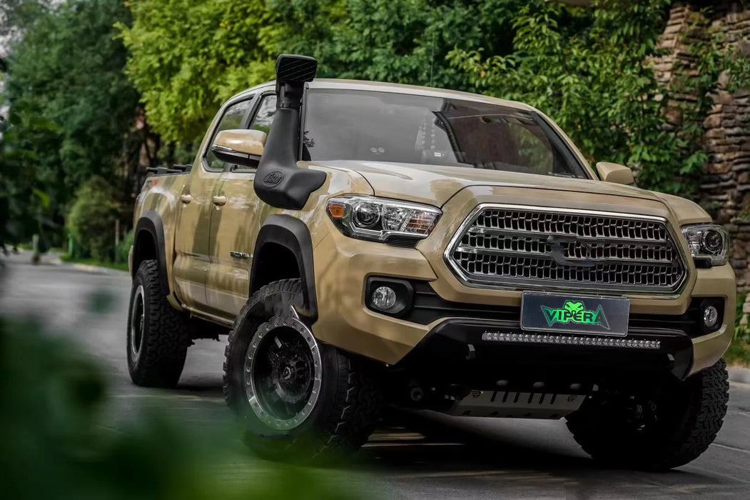 Toyota Tacoma Off-Road Front Bumper Options – Steel, Light Mount and Bull Bar