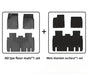 2023 Model X 5-Seat Specific TPE Floor Mats - Waterproof Anti-Slip Eco-Friendly & Easy to Clean
