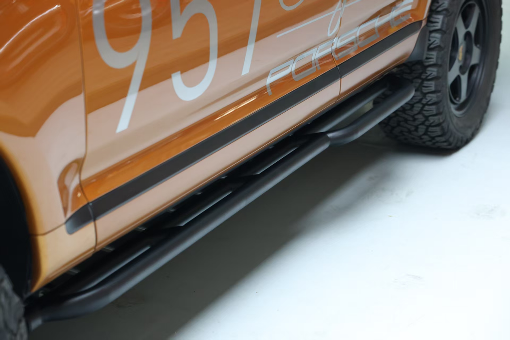 Carbon Steel Off-Road Rock Sliders for Porsche Cayenne 955 957 | Heavy Duty Side Armor