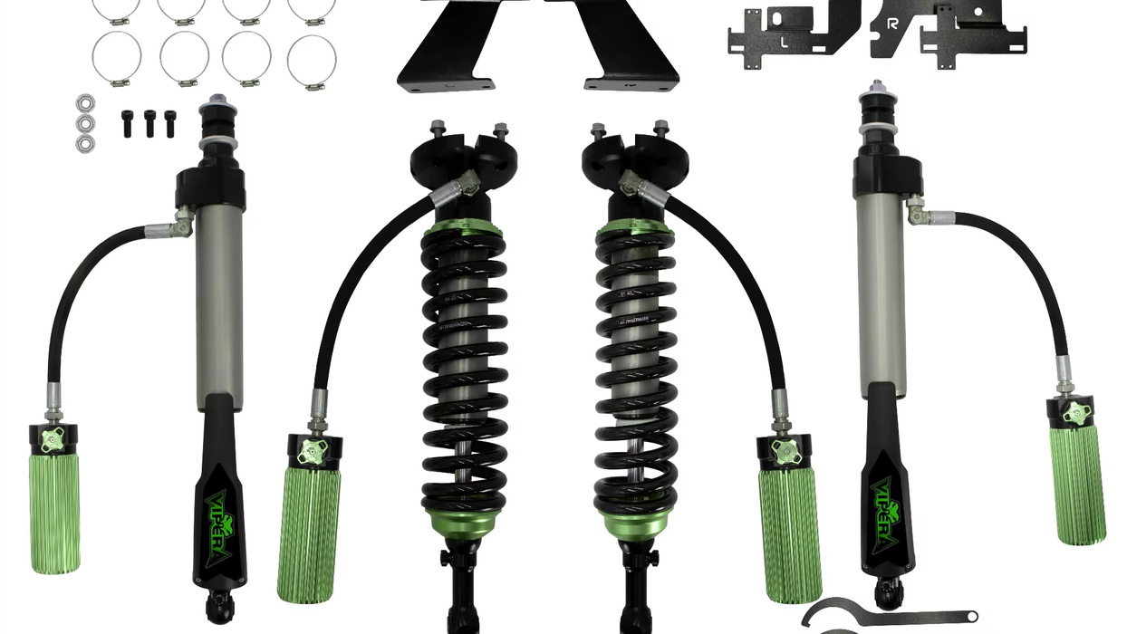 TANK 300 Single-Circuit Bidirectional Adjustable Nitrogen Shock Absorber 2-3.5" Lift Kit Body Control Fits Roads Protects Parts Color Custom