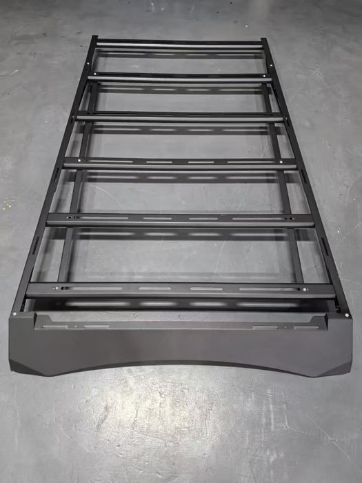 Heavy-Duty Flat Off-Road Roof Rack for Porsche Cayenne 955 / 957 – Low-Profile Carbon Steel Cargo Platform | Vipera