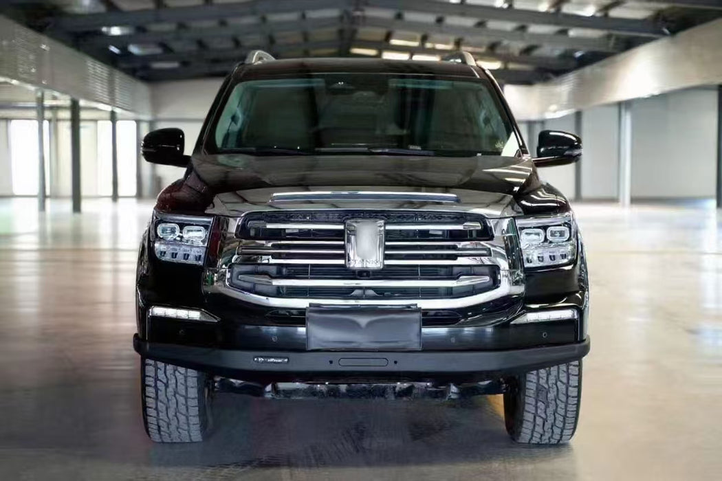Tank500 Stamped Competition Half Front Bumper with Built-in Winch Bracket Enhanced Off-Road Functionality